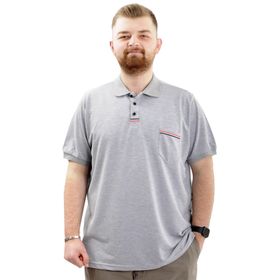 Mode XL U24329 Grimelanj Polo Yaka Cepli Erkek T-shirt