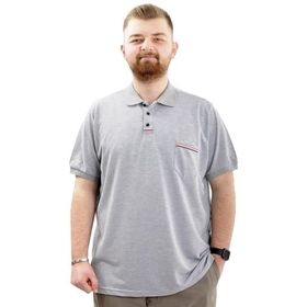 Mode XL U24329 Grimelanj Polo Yaka Cepli Erkek T-shirt