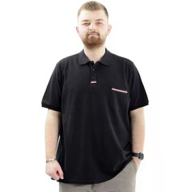 Mode XL U24329 Siyah Polo Yaka Cepli Erkek T-shirt