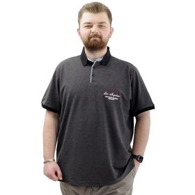 Mode XL U24331 Los Angeles Antrasit Erkek T-shirt