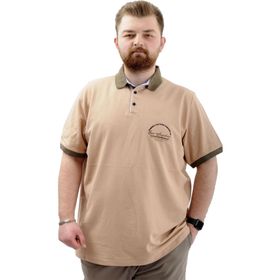 Mode XL U24331 Los Angeles Bej Erkek T-shirt