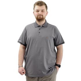 Mode XL U24338 Füme Logo M Erkek T-shirt