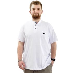 Mode XL U24339 Beyaz Erkek T-shirt