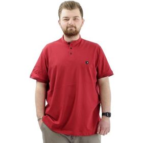 Mode XL U24339 Bordo Erkek T-shirt