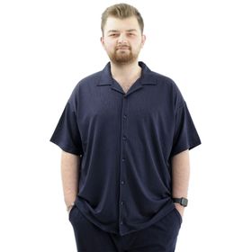 Mode XL U24380 Jakar Lacivert Erkek Gömlek