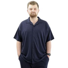 Mode XL U24380 Jakar Lacivert Erkek Gömlek