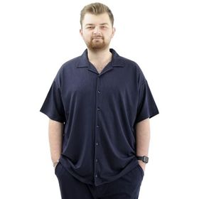Mode XL U24380 Jakar Lacivert Erkek Gömlek