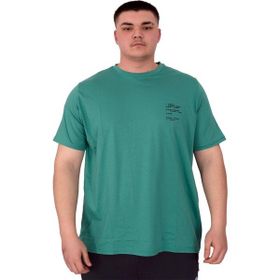Mode XL U25018 Space Çağla Yeşili Bisiklet Yaka Erkek T-shirt