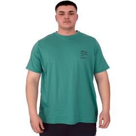 Mode XL U25018 Space Çağla Yeşili Bisiklet Yaka Erkek T-shirt