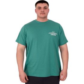Mode XL U25021 Çağla Yeşili Bisiklet Yaka Erkek T-shirt