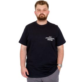 Mode XL U25021 Lacivert Bisiklet Yaka Erkek T-shirt