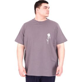 Mode XL U25022 Gorgeous Füme Bisiklet Yaka Erkek T-shirt
