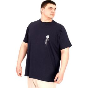Mode XL U25022 Gorgeous Lacivert Bisiklet Yaka Erkek T-shirt