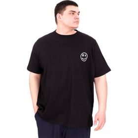 Mode XL U25024 Great Siyah Bisiklet Yaka Erkek T-shirt