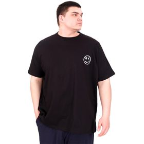 Mode XL U25024 Great Siyah Bisiklet Yaka Erkek T-shirt