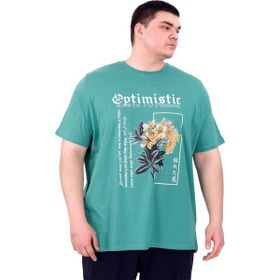 Mode XL U25028 Optimistic Çağla Yeşili Bisiklet Yaka Erkek T-shirt