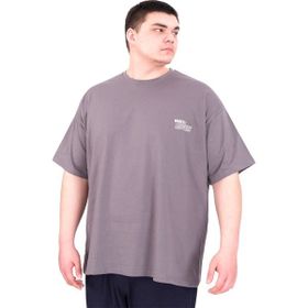 Mode XL U25030 Füme Bisiklet Yaka Erkek T-shirt