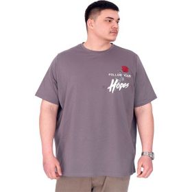 Mode XL U25032 Rose Füme Bisiklet Yaka Erkek T-shirt