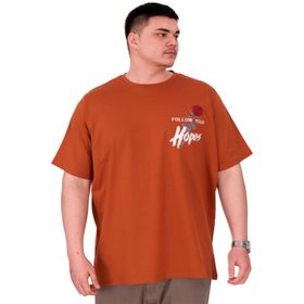 Mode XL U25032 Rose Tarçın Bisiklet Yaka Erkek T-shirt