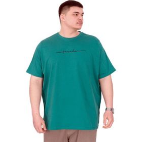 Mode XL U25033 Nefti Bisiklet Yaka Erkek T-shirt