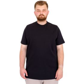 Mode XL U25034 Lacivert Bisiklet Yaka Erkek T-shirt