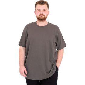 Mode XL U25035 Haki Bisiklet Yaka Erkek T-shirt