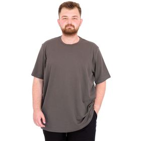 Mode XL U25035 Haki Bisiklet Yaka Erkek T-shirt