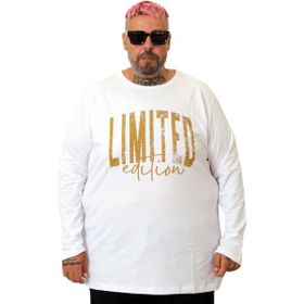 Mode XL U25104 Limited Edition Beyaz Uzun Kol Erkek T-shirt