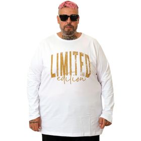Mode XL U25104 Limited Edition Beyaz Uzun Kol Erkek T-shirt