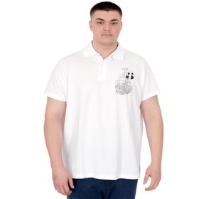 Mode XL U25302 Sail Boat Beyaz Polo Erkek T-shirt