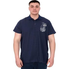 Mode XL U25302 Sail Boat İndigo Polo Erkek T-shirt