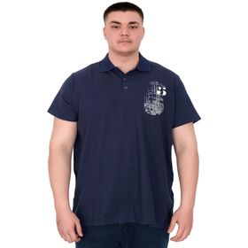 Mode XL U25302 Sail Boat İndigo Polo Erkek T-shirt