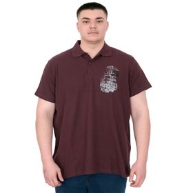 Mode XL U25302 Sail Boat Mürdüm Polo Erkek T-shirt