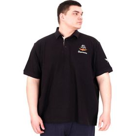 Mode XL U25305 Siyah Pike Polo Yaka Erkek T-shirt