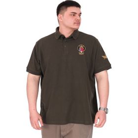 Mode XL U25306 Haki Pike Polo Yaka Erkek T-shirt