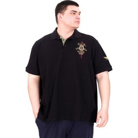 Mode XL U25307 Siyah Polo Yaka Erkek T-shirt