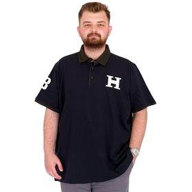Mode XL U25312 H Brouded Lacivert Polo Yaka Erkek T-shirt