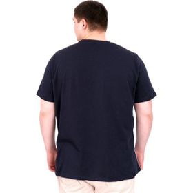 Mode XL U25501 Lacivert Parçalı Erkek T-shirt