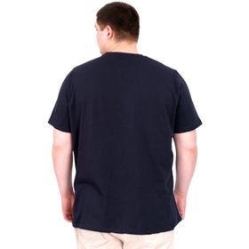 Mode XL U25501 Lacivert Parçalı Erkek T-shirt
