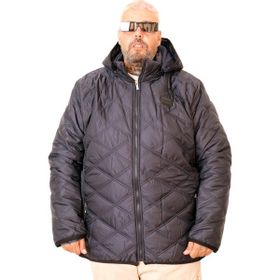 Mode XL U25703 Lacivert Kapüşonlu Erkek Mont