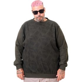 Mode XL U25819 İndigo Selanik Bisiklet Yaka Erkek Sweatshirt