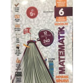 Model Eğitim Yayınları 6. Sınıf Matematik Sınavın Şifresi Turbo 3 Genel + 9 Sarmal Deneme Sınavı