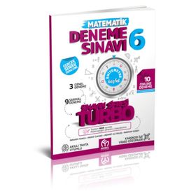 Model Eğitim Yayınları 6. Sınıf Matematik Sınavın Şifresi Turbo 3 Genel + 9 Sarmal Deneme Sınavı