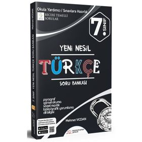 Model Eğitim Yayınları 7. Sınıf Türkçe Sınavın Şifresi Turbo 6 Genel + 6 Sarmal Deneme Sınavı