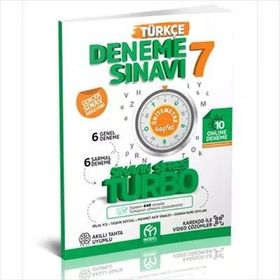 Model Eğitim Yayınları 7. Sınıf Türkçe Sınavın Şifresi Turbo 6 Genel + 6 Sarmal Deneme Sınavı