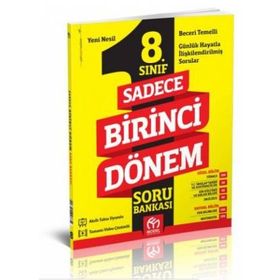 Model Eğitim Yayınları 8. Sınıf Sadece Birinci Dönem Soru Bankası