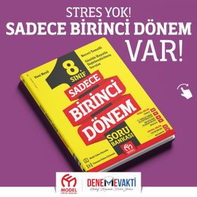 Model Yayınları 8. Sınıf Sadece 1. Dönem Soru Bankası