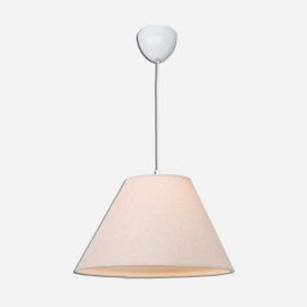 Modelight 35'lik PVC Kumaş Kaplama Yuvarlak Tekli Modern Pudra Sarkıt