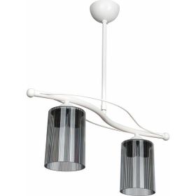 Modelight Alba Füme 2'li Optik Camlı Avize