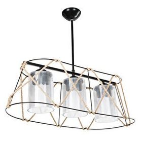 Modelight ASZ-0985 Gezegen Halatlı 3'lü Avize